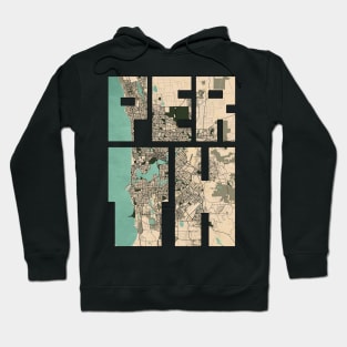 Perth, Australia City Map Typography - Vintage Hoodie